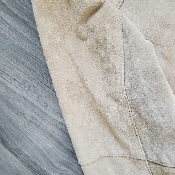 Vintage Penny Lane Coat Women's Large Long Leather Fur Boho Classic 90s Y2K - Picture 13 of 16